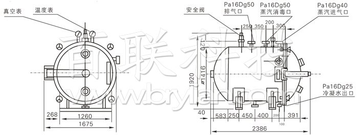 圓形靜態(tài)真空干燥機(jī)結(jié)構(gòu)示意圖 圓形靜態(tài)真空干燥機(jī)結(jié)構(gòu)示意圖